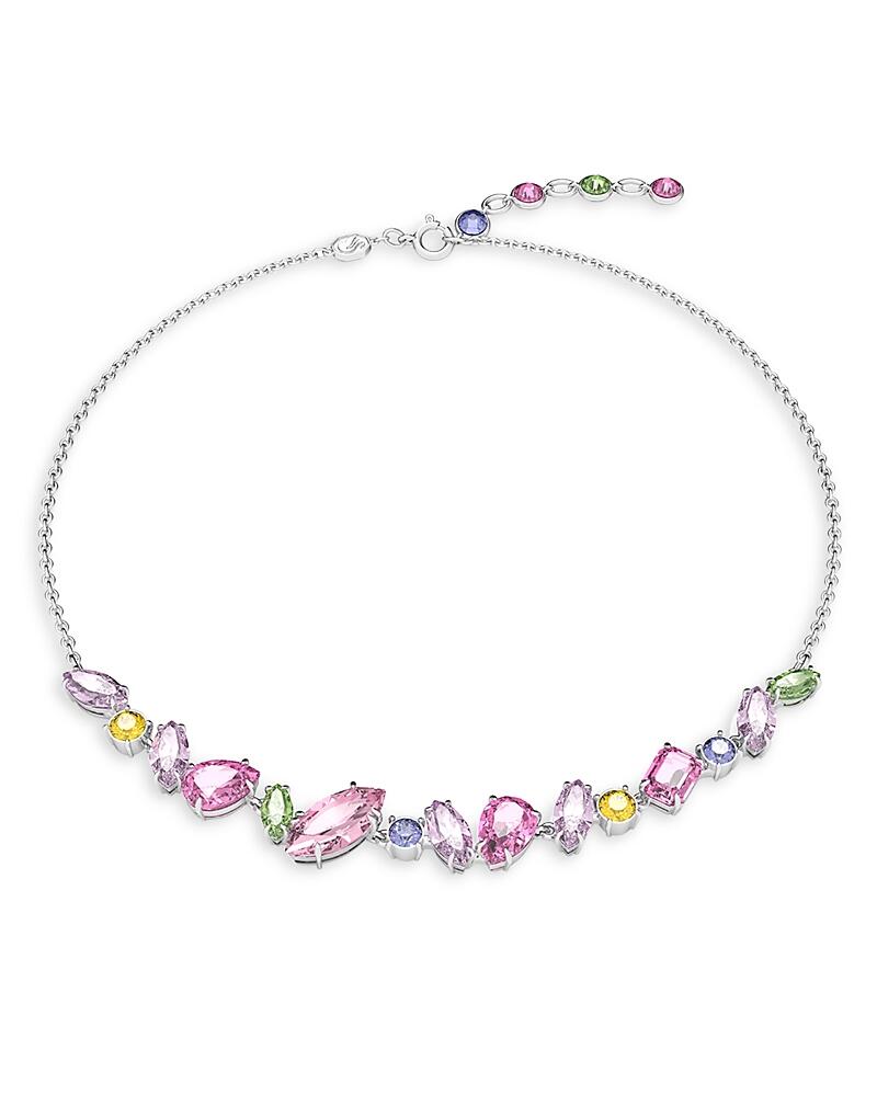 Swarovski Gema Multicolor Crystal Choker Necklace in Rhodium Plated, 15 Cover