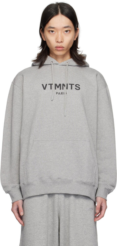 VTMNTS Gray Graphic Hoodie Cover