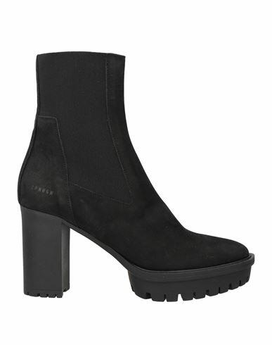 Copenhagen Studios Woman Ankle boots Black Soft Leather Cover