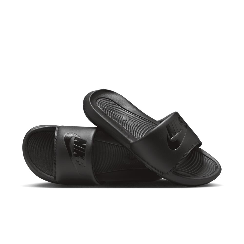 Nike Women's Victori One Slides in Black Cover