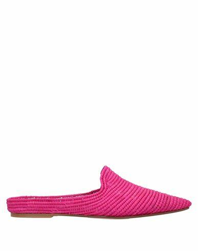 Patrizia Pepe Woman Mules & Clogs Fuchsia Natural raffia Cover