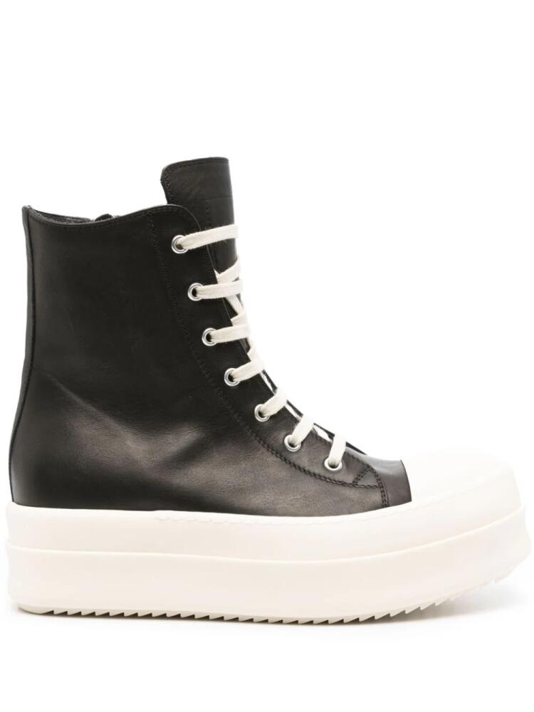 Rick Owens Mega Bumper leather sneakers - Black Cover