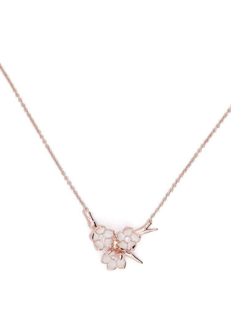 Shaun Leane Cherry Blossom diamond pendant necklace - Pink Cover