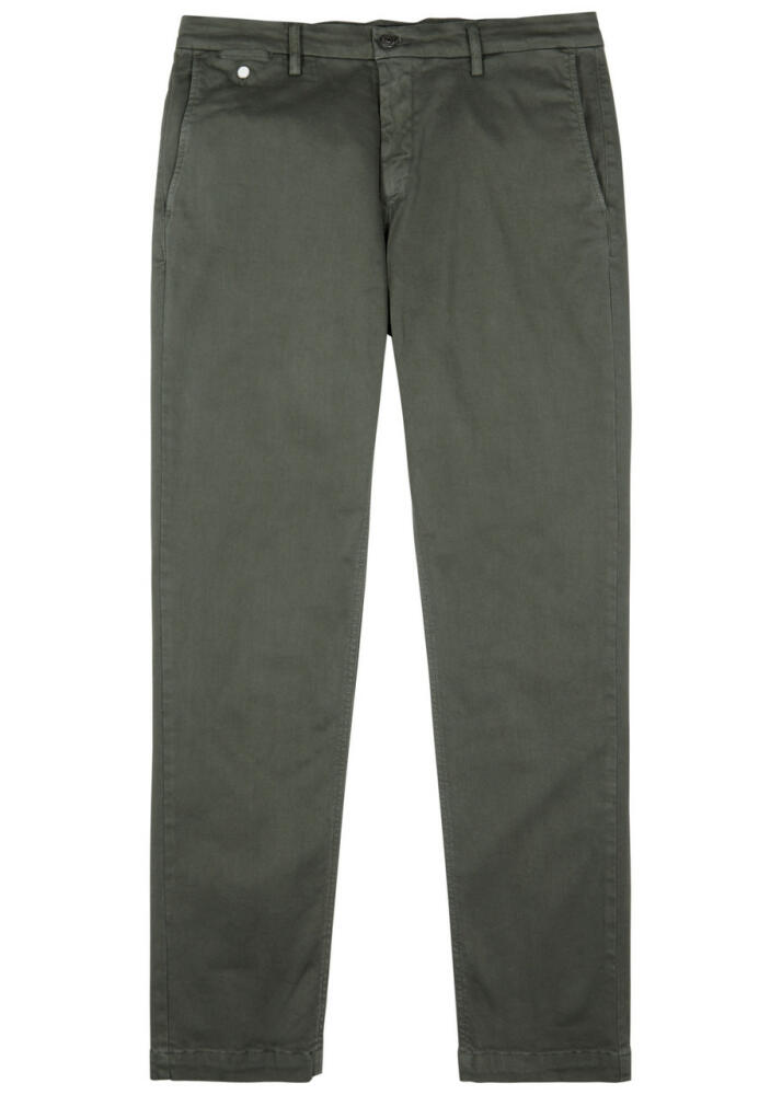 Replay Benni Hyperflex X-L.I.T.E. Stretch-cotton Chinos - Khaki Cover