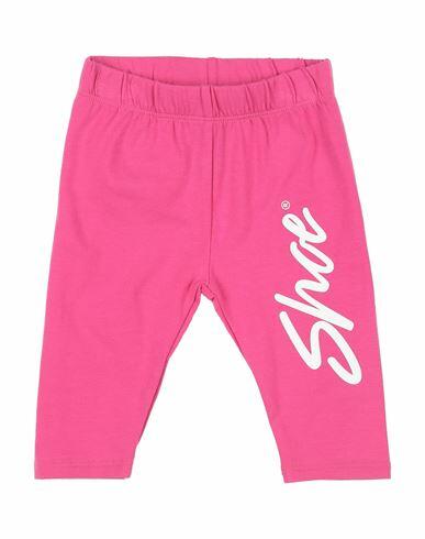 Shoe Newborn Leggings Fuchsia Cotton, Elastic fibres Cover