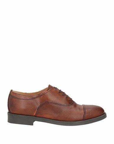 Daniele Alessandrini Homme Man Lace-up shoes Brown Leather Cover