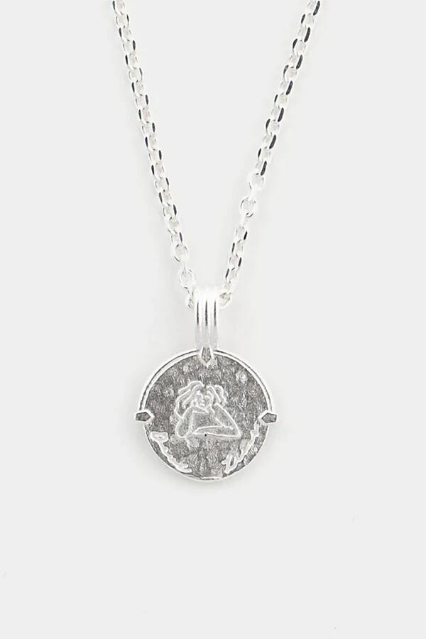 Deux Lions Jewelry Sterling Silver Zodiac Necklace in Leo Cover