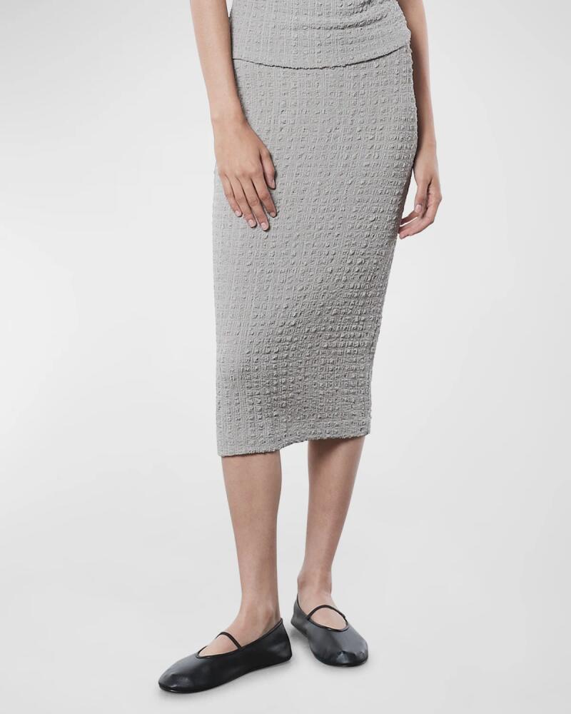 Enza Costa Puckered Pencil Skirt Cover