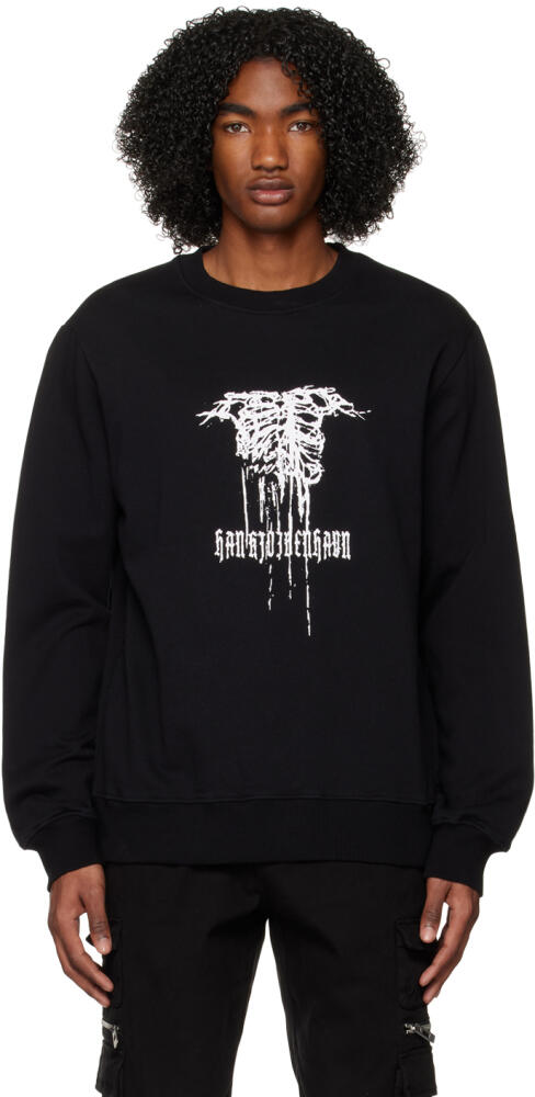 Han Kjobenhavn Black Printed Sweatshirt Cover