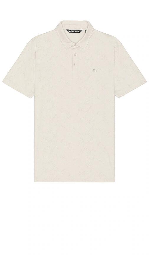 TravisMathew Warmer Tides Polo in Beige Cover