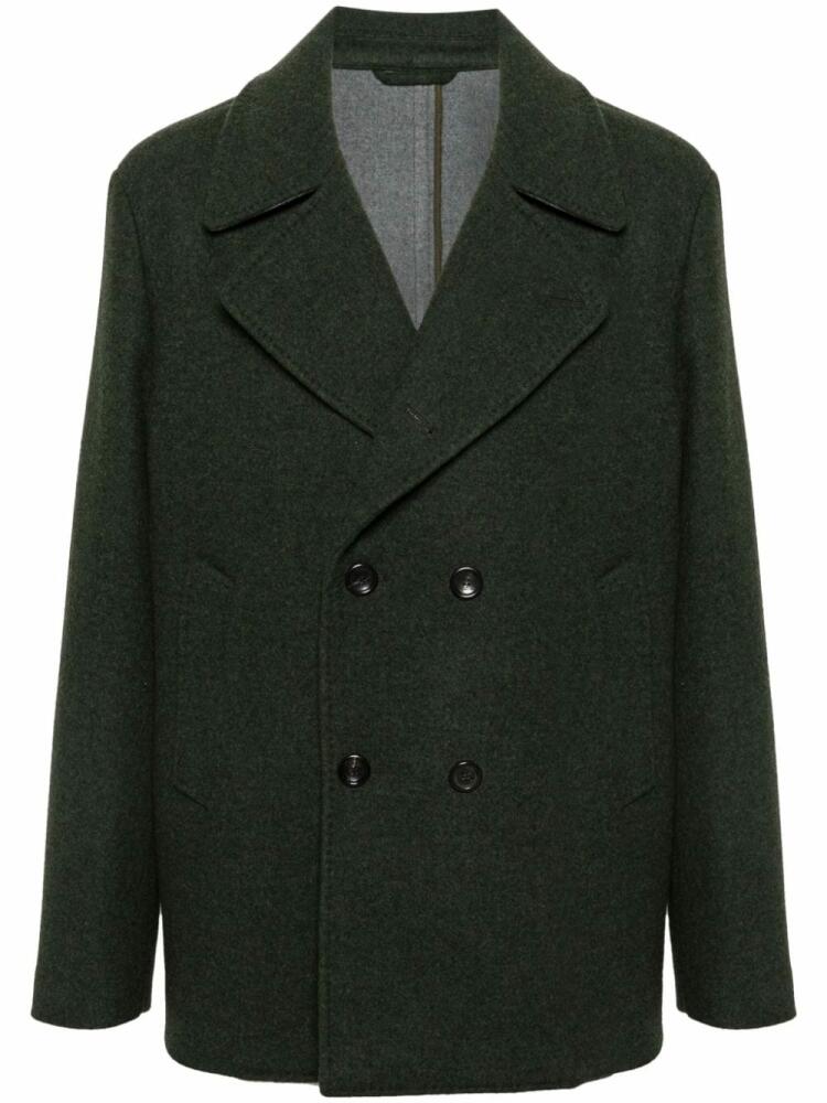 ETRO double-breasted peacoat - Green Cover