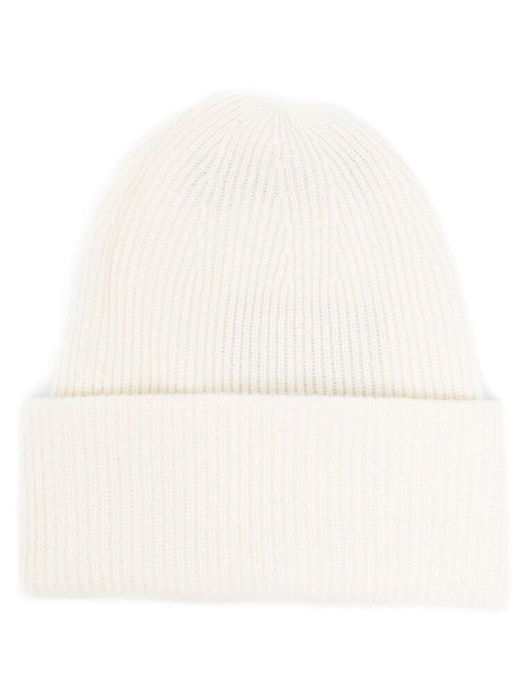 Lisa Yang Stockholm ribbed-knit beanie - White Cover