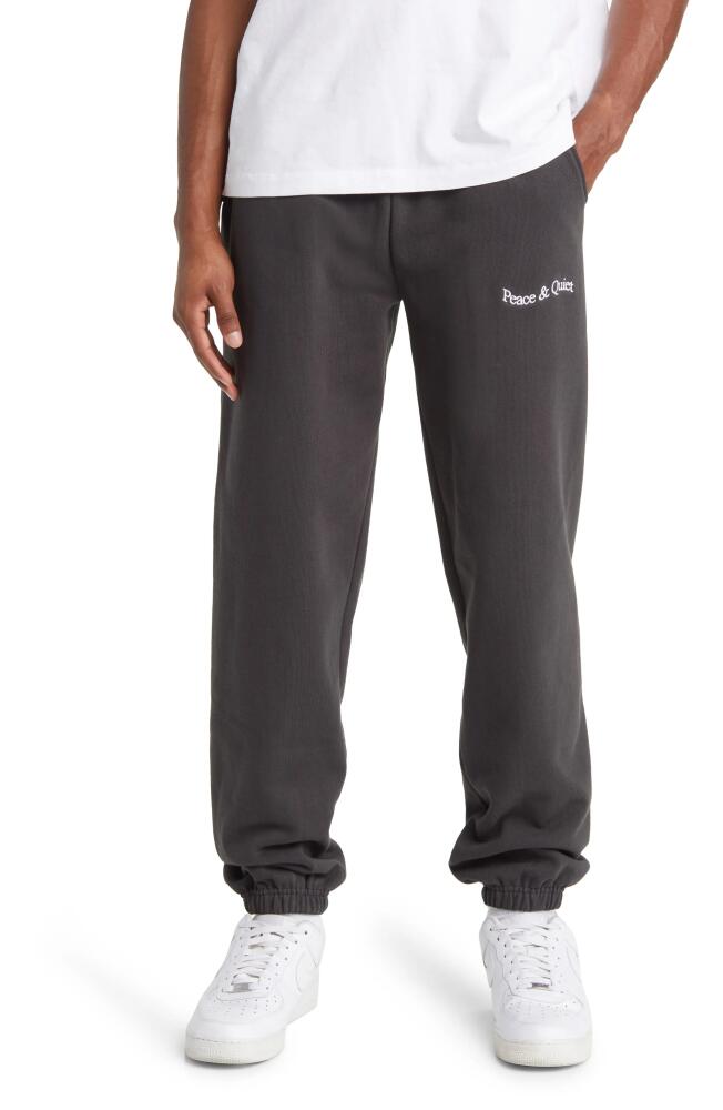 Museum of Peace & Quiet Wordmark Sweatpants in Black Cover