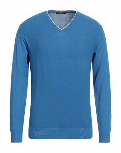 Avignon Man Sweater Light blue Cotton Cover