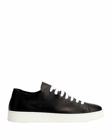 8 By Yoox Leather Low-top Sneakers Man Sneakers Black Calfskin Cover