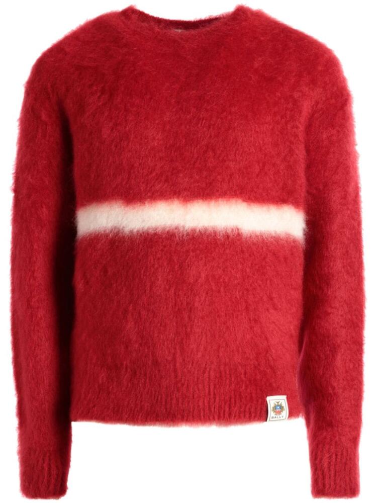 Bally stripe-detail jumper - Red Cover