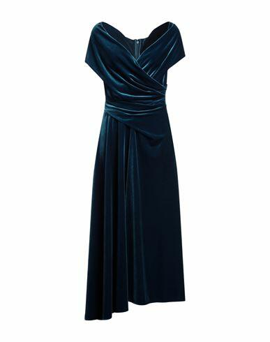 Talbot Runhof Woman Maxi dress Deep jade Polyester, Elastane Cover