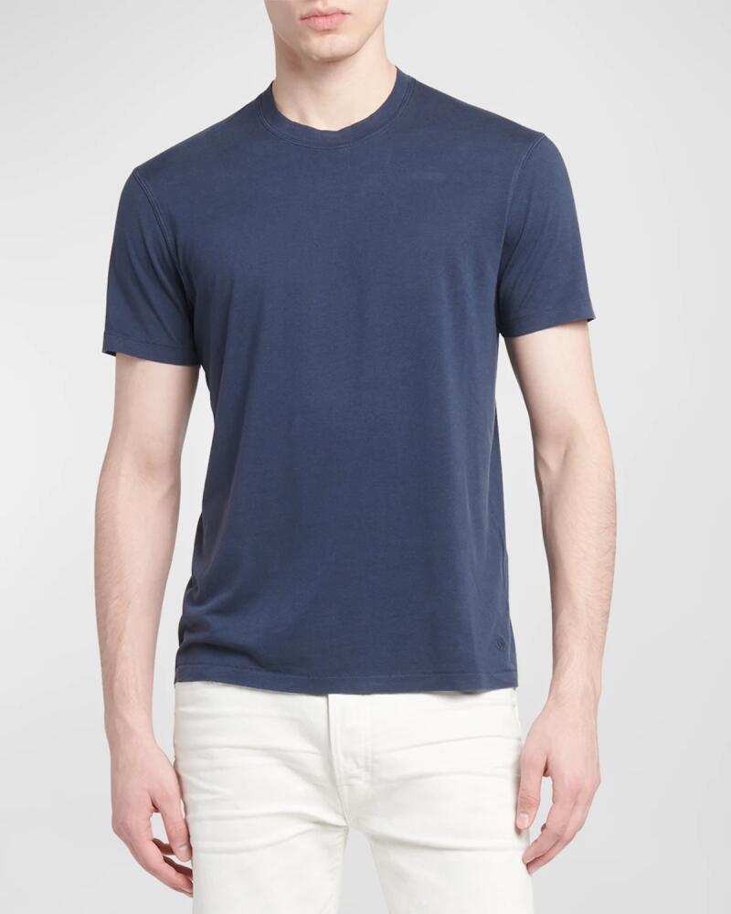 TOM FORD Men's Lyocell-Cotton Crewneck T-Shirt Cover