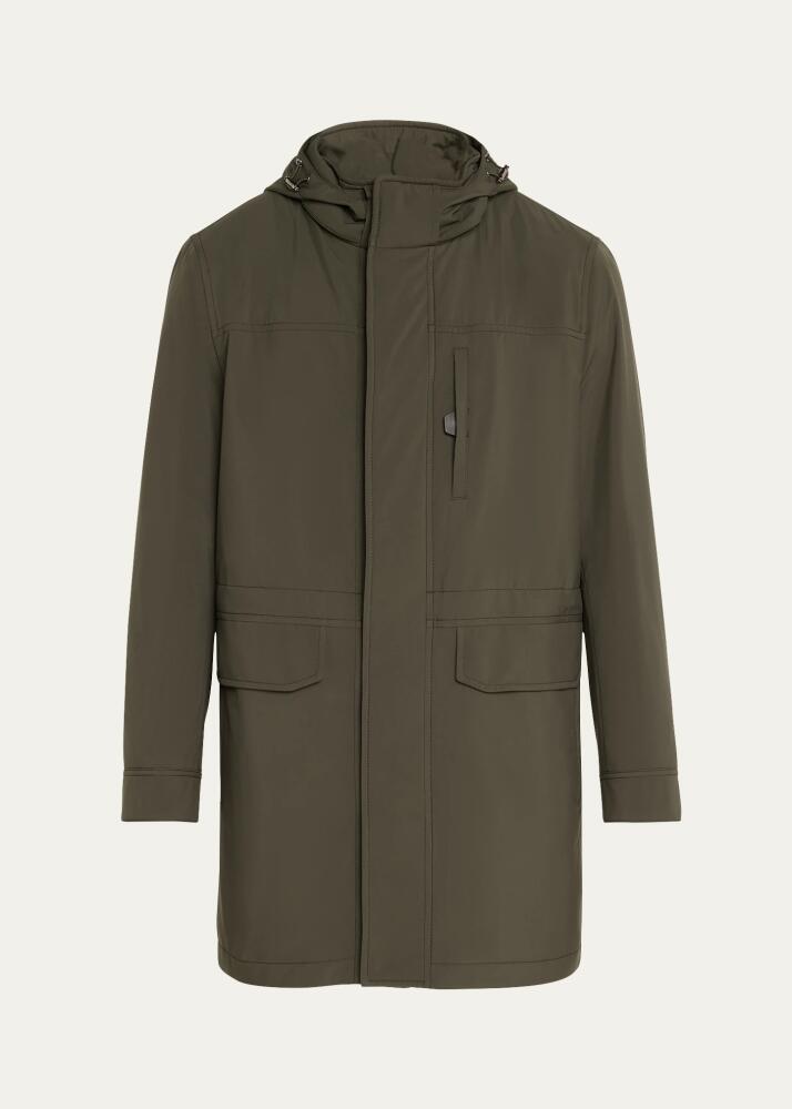 Brioni Men's Hooded Field Jacket Cover