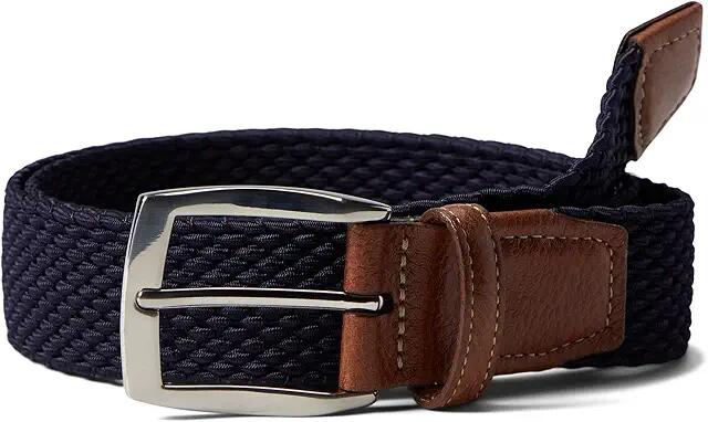 Torino Leather Co. 35 mm Italian Stretch Nylon (Navy) Men's Belts Cover