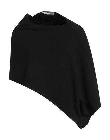 Iesse Woman Cape Black Polyamide, Wool, Viscose, Cashmere Cover