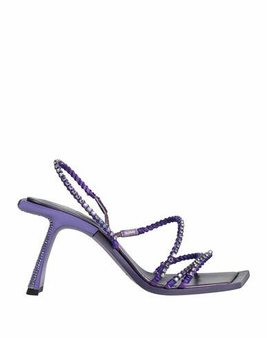 Benedetta Bruzziches Woman Sandals Purple Textile fibers Cover