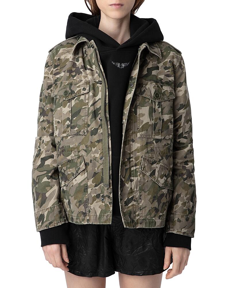 Zadig & Voltaire Krisa Camo Jacket Cover