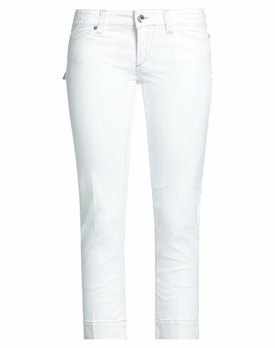 Jacob Cohёn Woman Jeans White Cotton, Elastane Cover