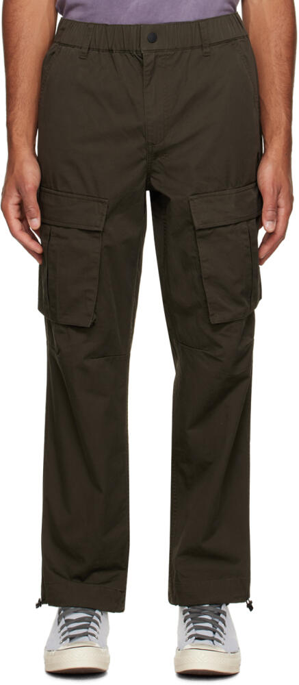 Ksubi Khaki Embroidered Cargo Pants Cover