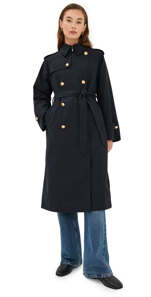 Nili Lotan Toussaint Trench Coat Dark Navy Cover