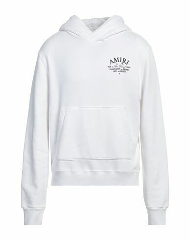 Amiri Man Sweatshirt White Cotton Cover