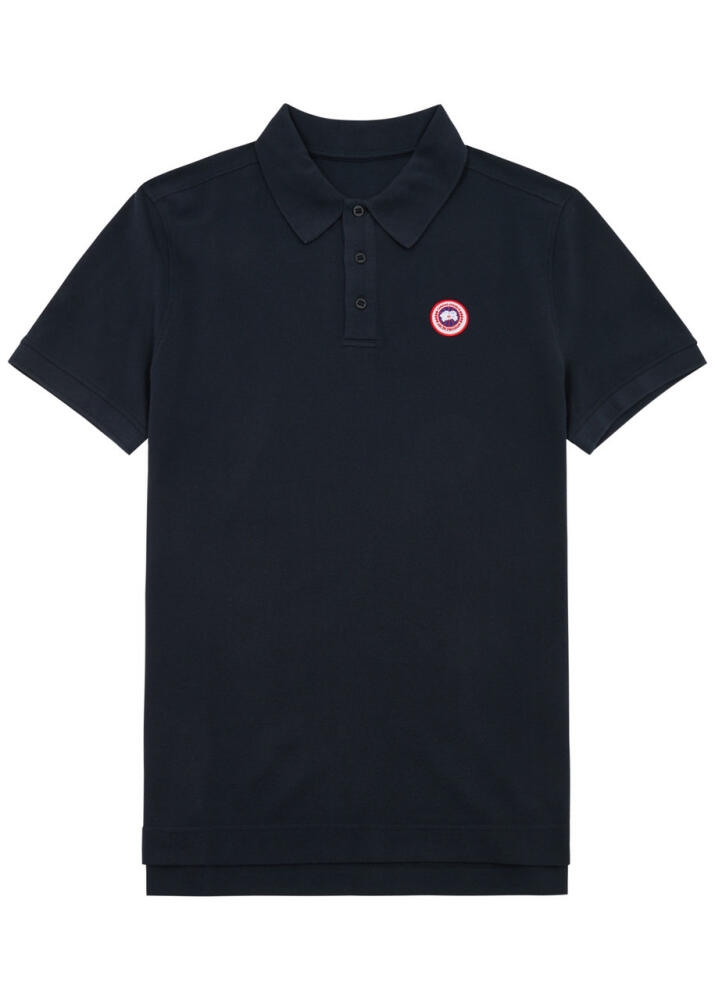 Canada Goose Beckley Logo Piqué Cotton Polo Shirt - Navy Cover