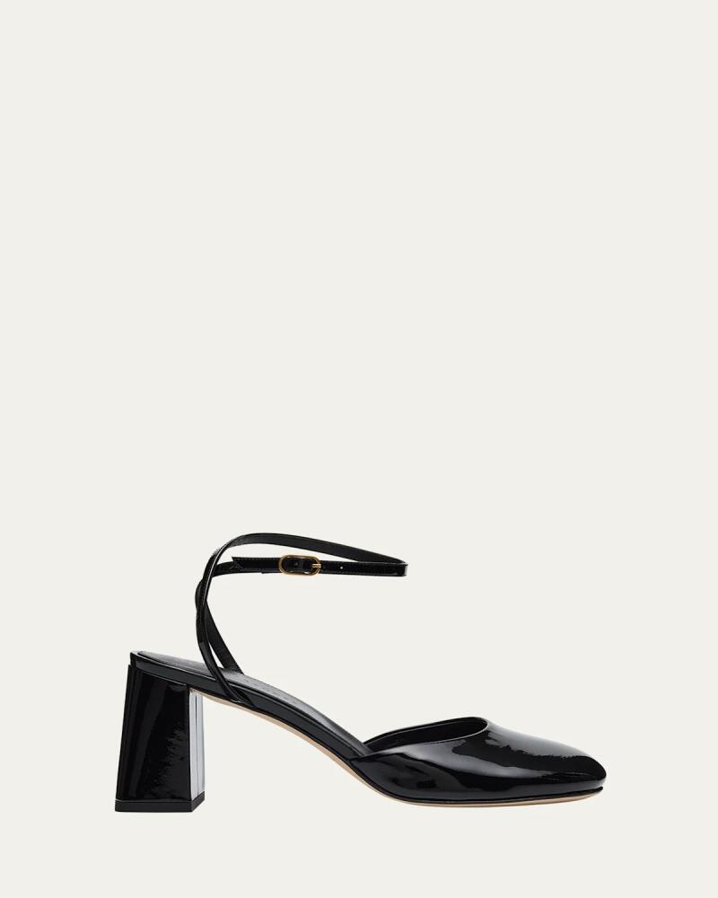 Dear Frances Harlow Patent Leather Ankle-Strap Pumps Cover