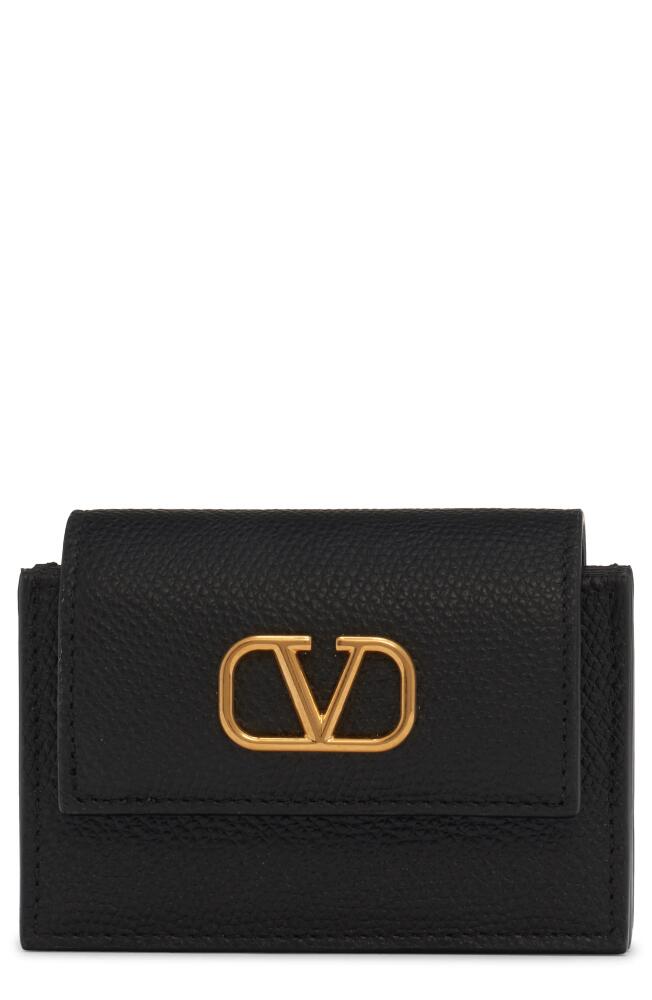 Valentino Garavani VLOGO Card Case in Nero Cover