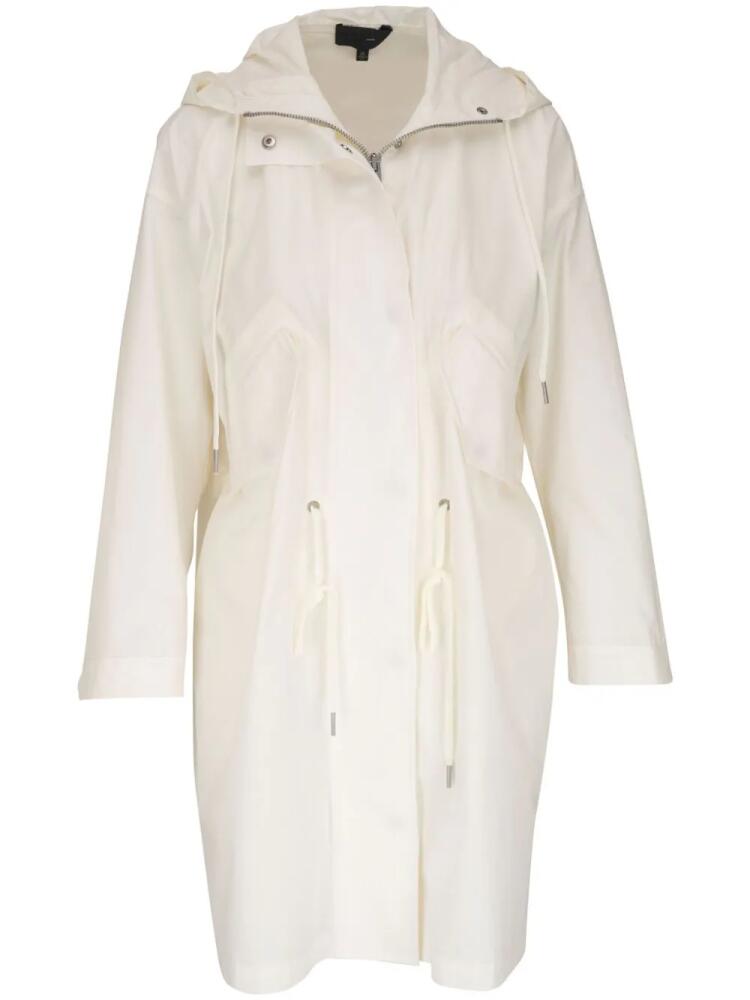 Nili Lotan Malcom hooded parka coat - White Cover