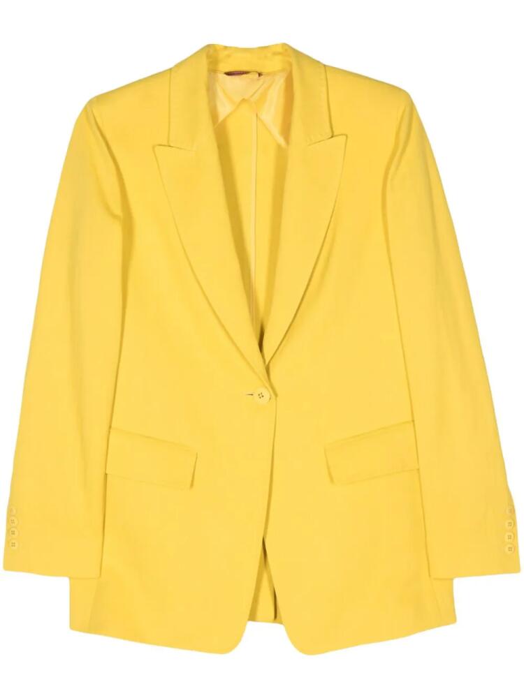 'S Max Mara Gitane single-breasted blazer - Yellow Cover