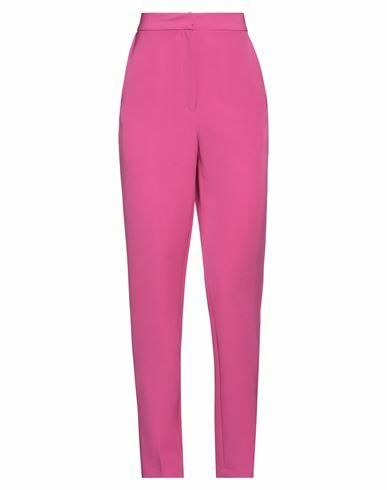 Actualee Woman Pants Fuchsia Polyester, Elastane Cover