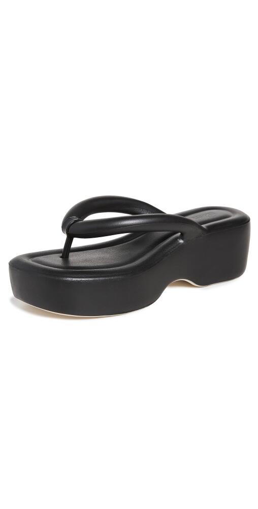 Melissa Free Platform Flip Flops Beige/Black Cover