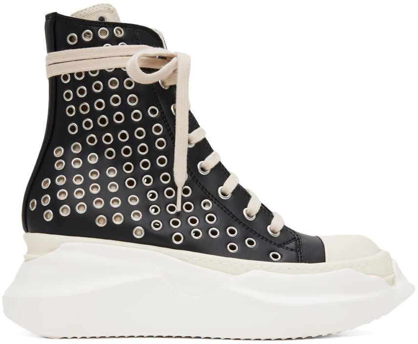 Rick Owens DRKSHDW Black Abstract Sneakers Cover