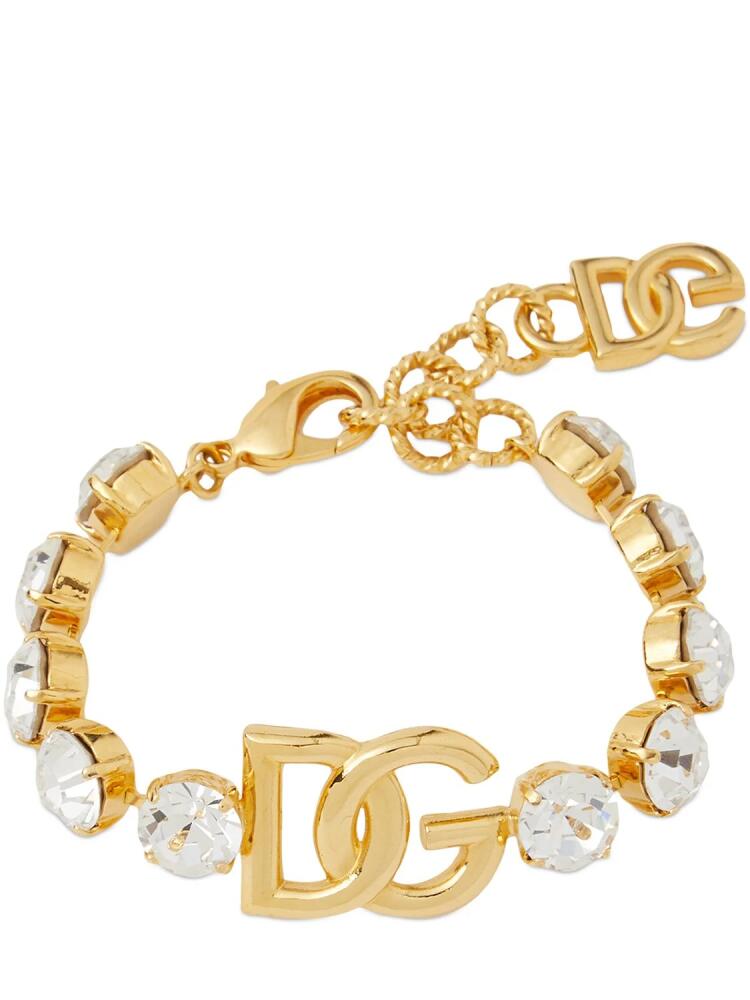 DOLCE & GABBANA Dg Crystal Chain Bracelet Cover