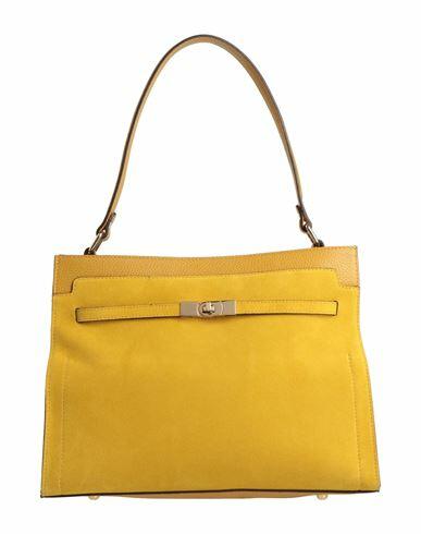 Gianni Notaro Woman Handbag Ocher Calfskin Cover