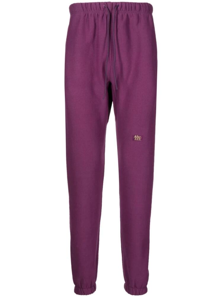 Advisory Board Crystals drawstring-waist joggers - Purple Cover