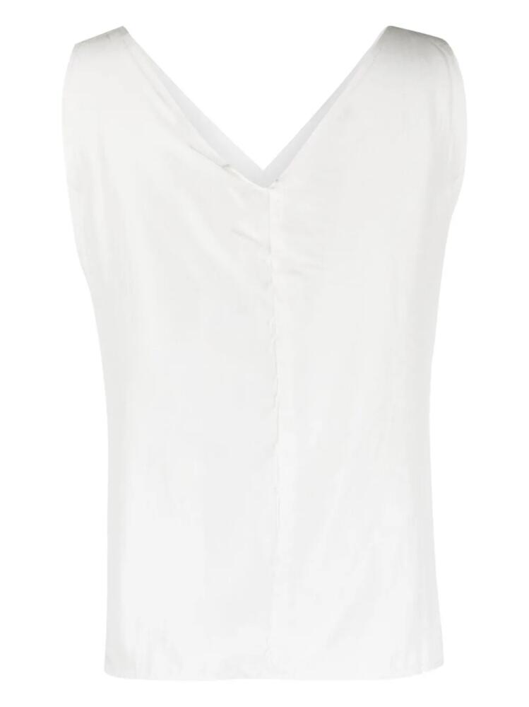 Kristensen Du Nord V-neck sleeveless top - White Cover