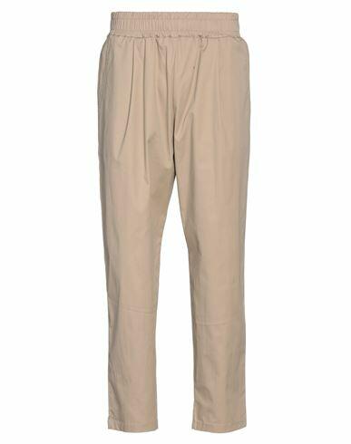 Family First Milano Man Pants Beige Cotton, Elastane Cover