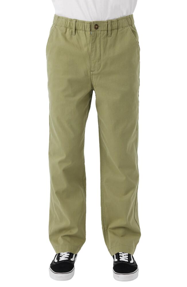 O'Neill Wayne Elastic Waist Pants in Dust Green Cover