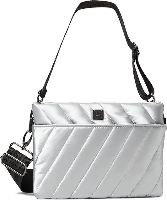 THINK ROYLN Diagonal Bum Bag 2.0 - Medium (Silver Liquid) Cross Body Handbags Cover