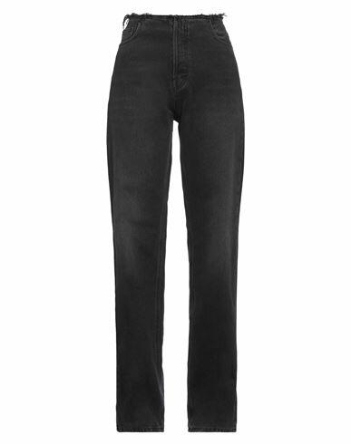 Haikure Woman Jeans Black Cotton Cover