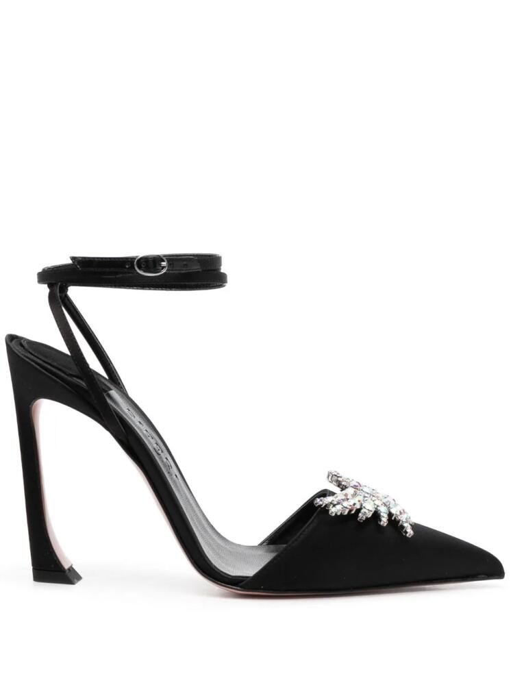 Pīferi crystal-embellished pumps - Black Cover