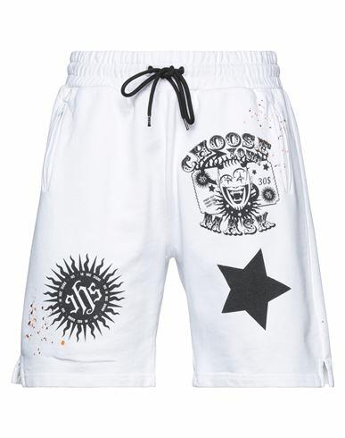 Ihs Man Shorts & Bermuda Shorts White Cotton Cover