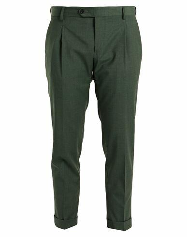 Takeshy Kurosawa Man Pants Dark green Polyester, Wool, Elastane Cover